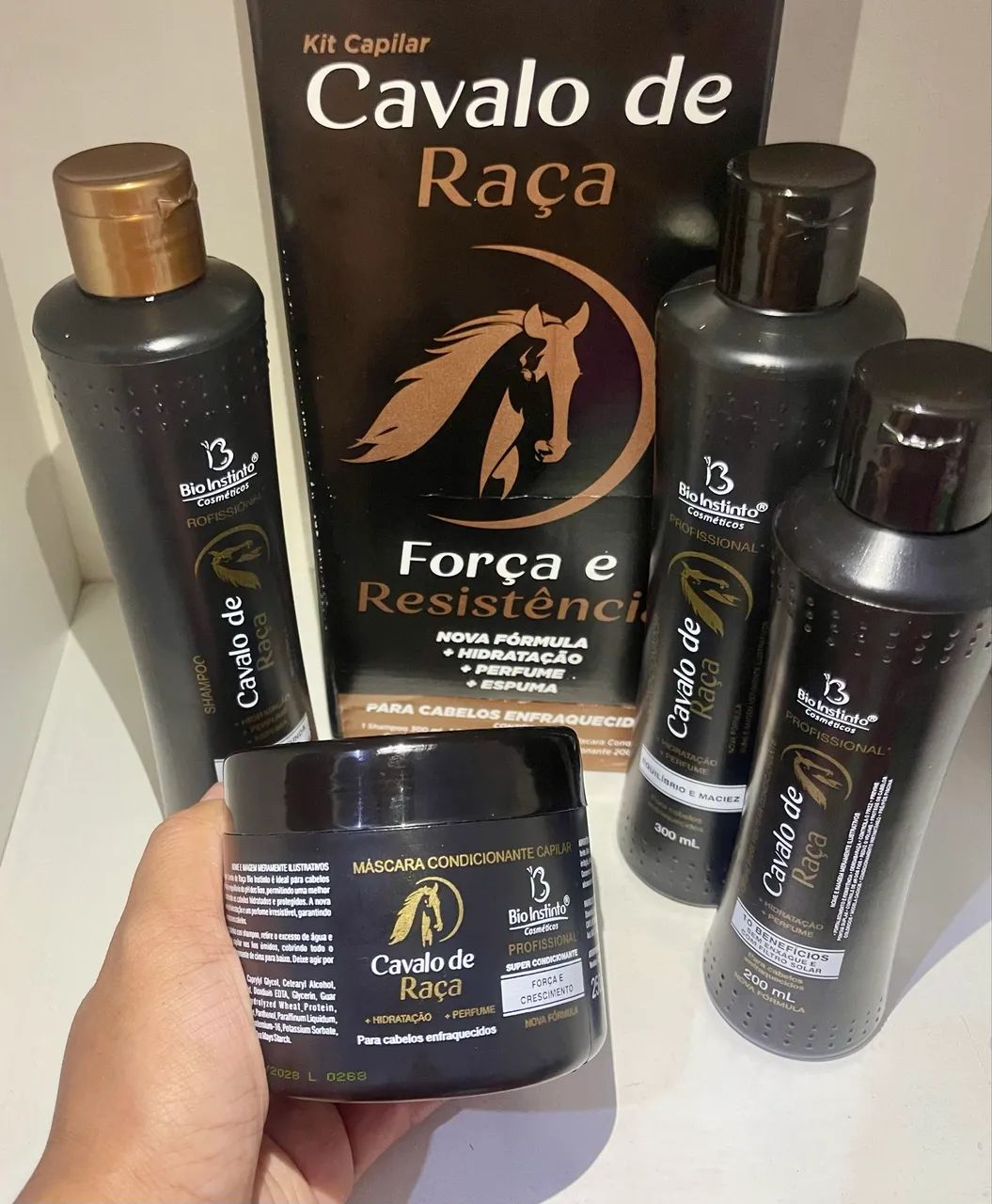 Kit capilar cavalo de raça - Beleza e Cuidados Pessoais - Coroado ...