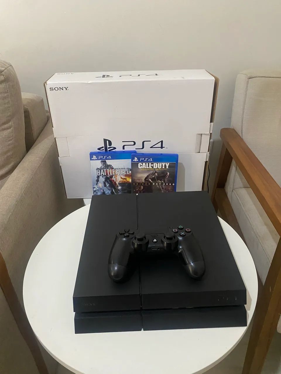 PS4 +JOGOS + CONTROLE  - Foto 3