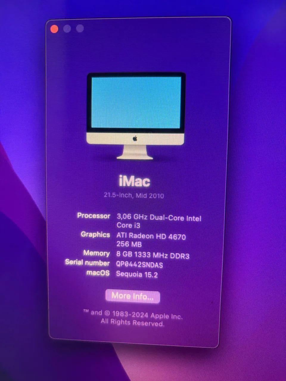iMac 21,5 i3 8GB SSD 480 - Foto 3
