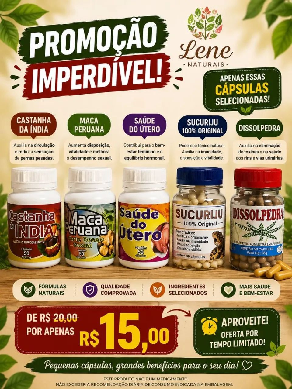Produtos Naturais em promoção 