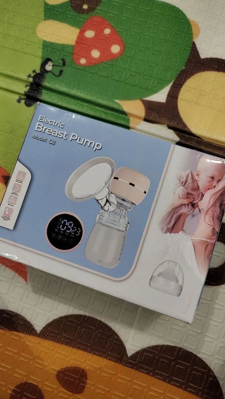 Extrator/bombinha elétrica de tirar leite materno completo - Foto 4