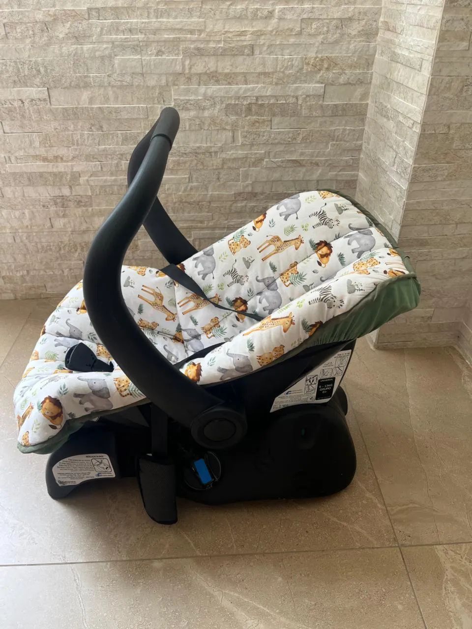Bebê conforto Galzerano com base para carro e capa.  - Foto 5