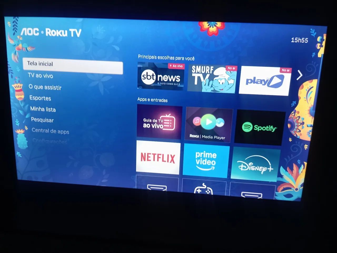Tv AOC 32 polegadas Roku  - Foto 3