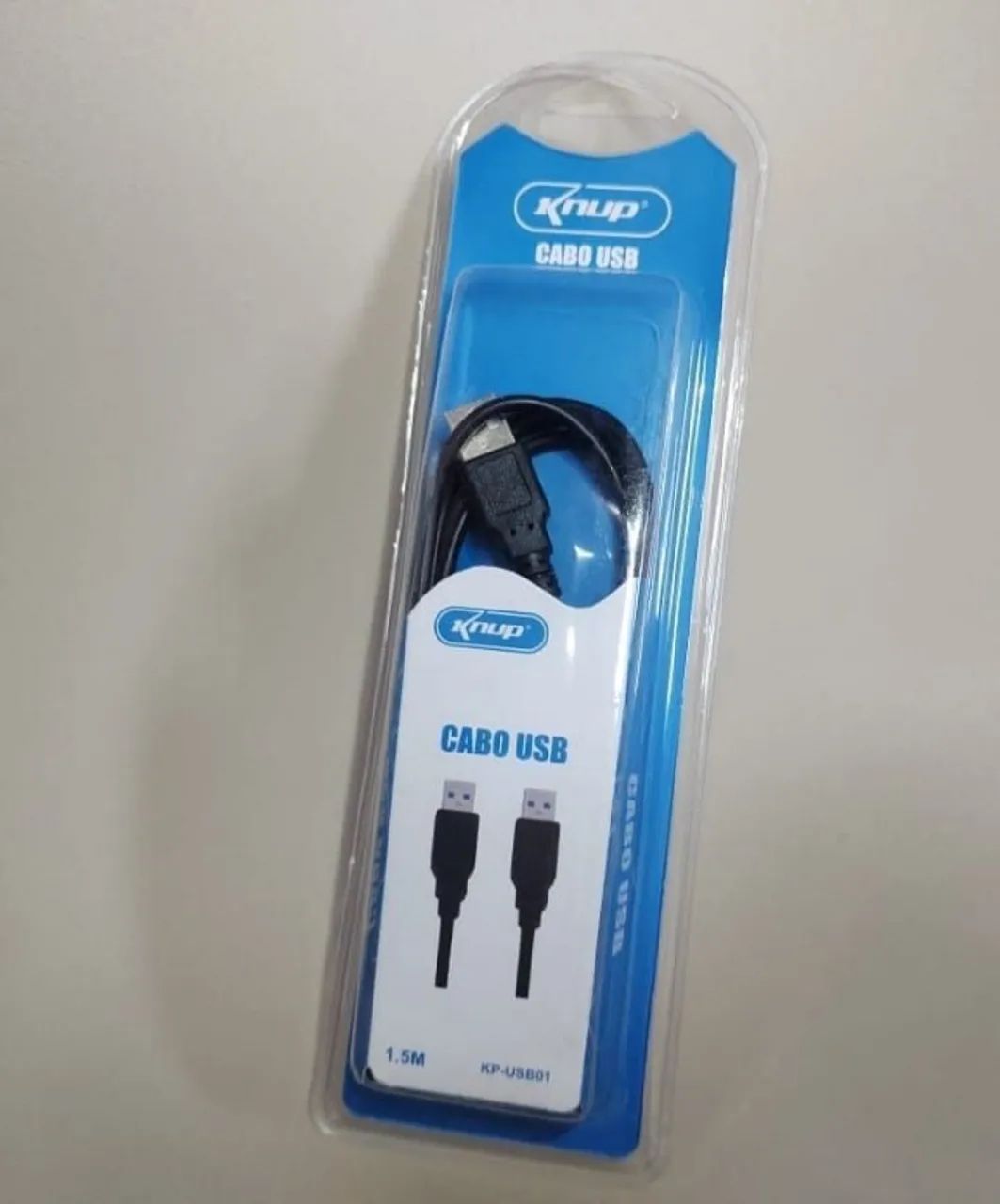 Cabo Usb Macho x Macho 2.0 1.5m Knup Kp-usb01 *ENTREGA GRÁTIS*