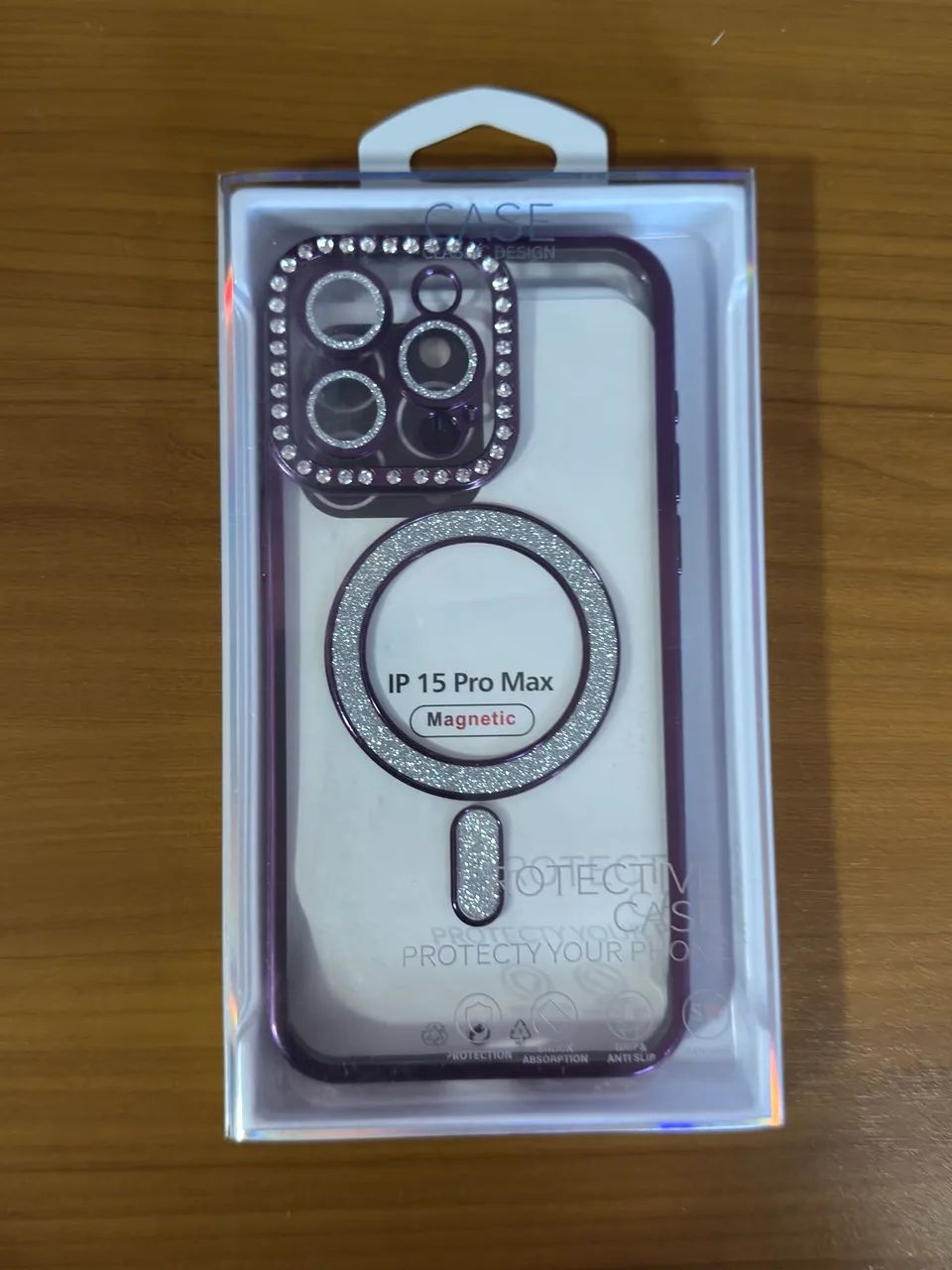 iPhone 15 Pro Max Capinha MagSafe Strass