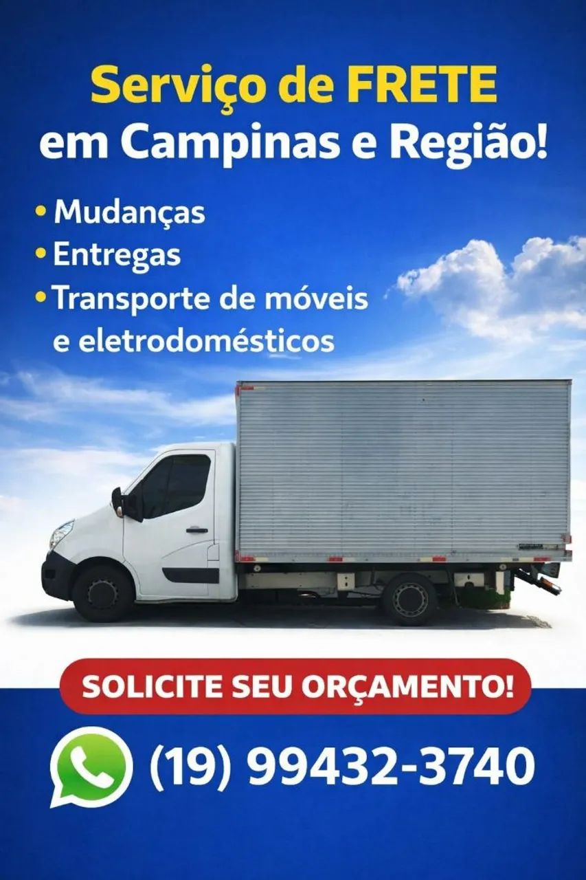 Mudanças e fretes Campinas/região