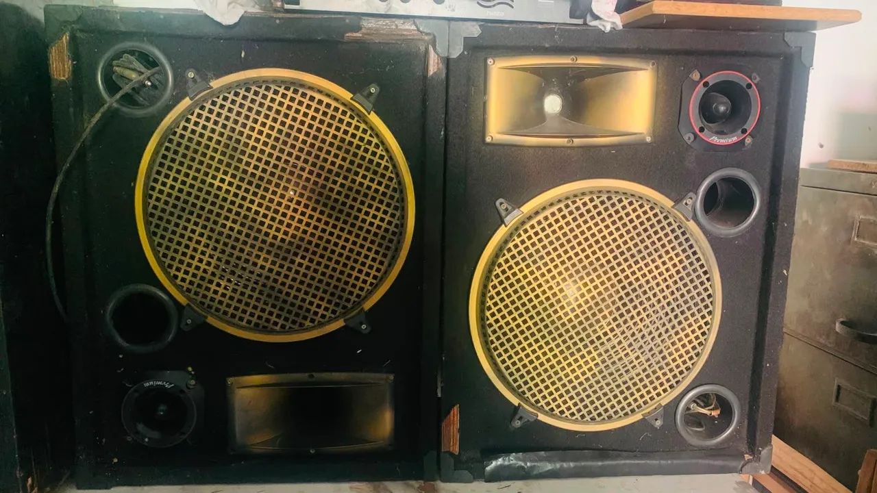 Caixa de som + amplificador  - Foto 2