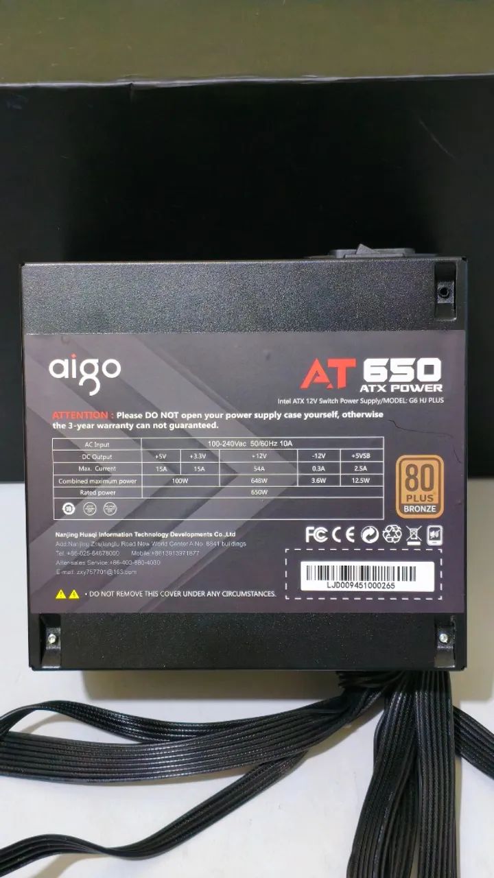 Fonte Aigo AT650W - Foto 4