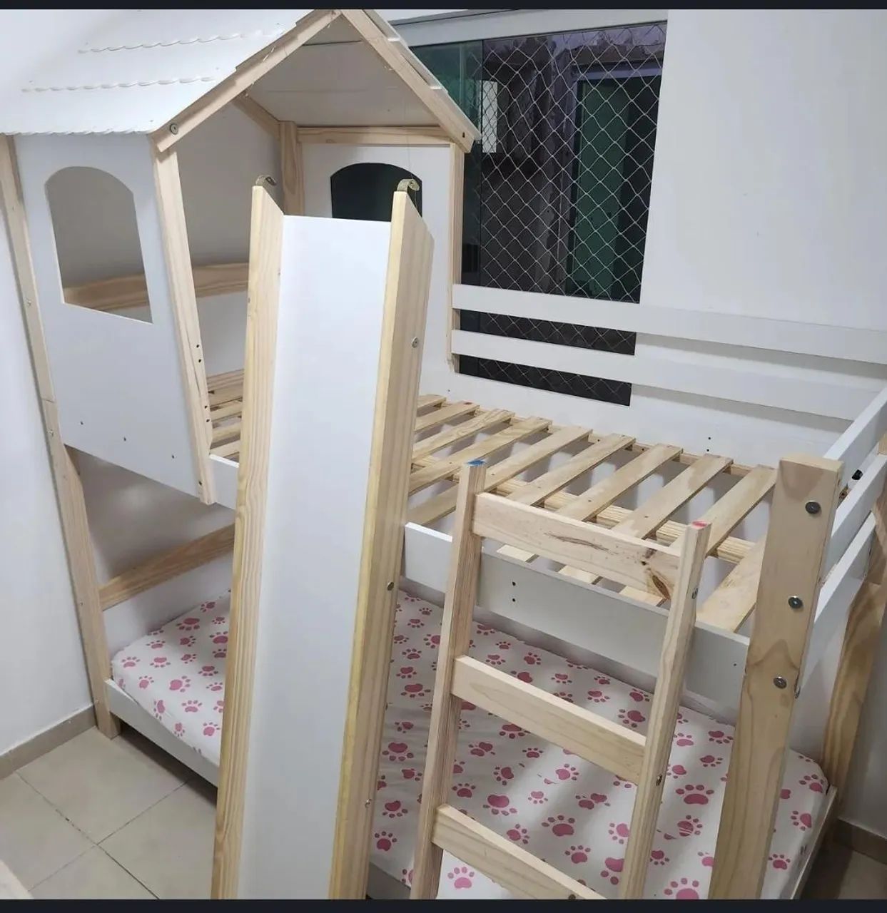 Beliche com casinha e escorregador - Foto 2