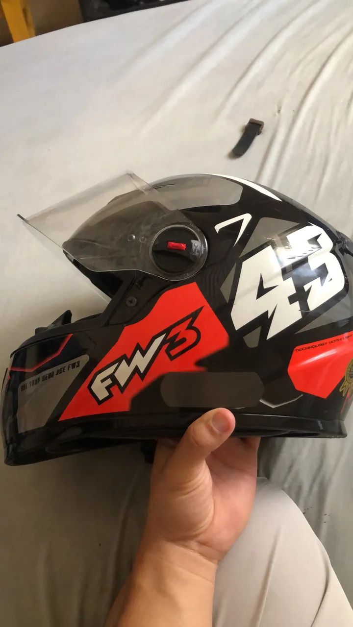 Capa fw3 com viseira interna ! - Foto 4