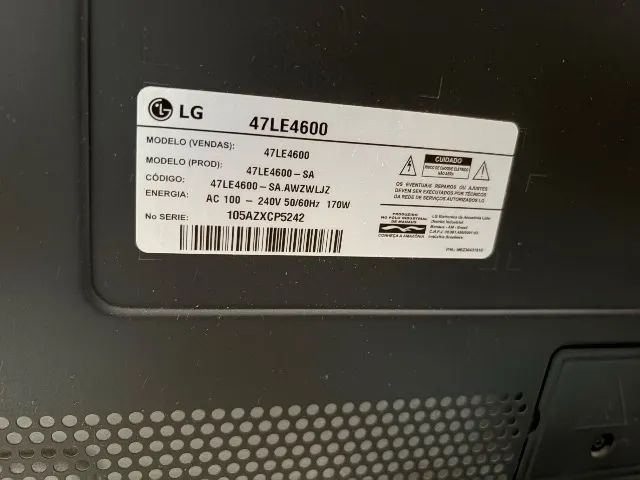 TV LG 47 LED Full HD - Defeito - Foto 4