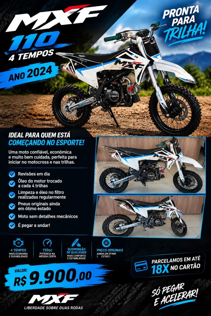 MXF 110 4 tempos 2014 - Foto 3