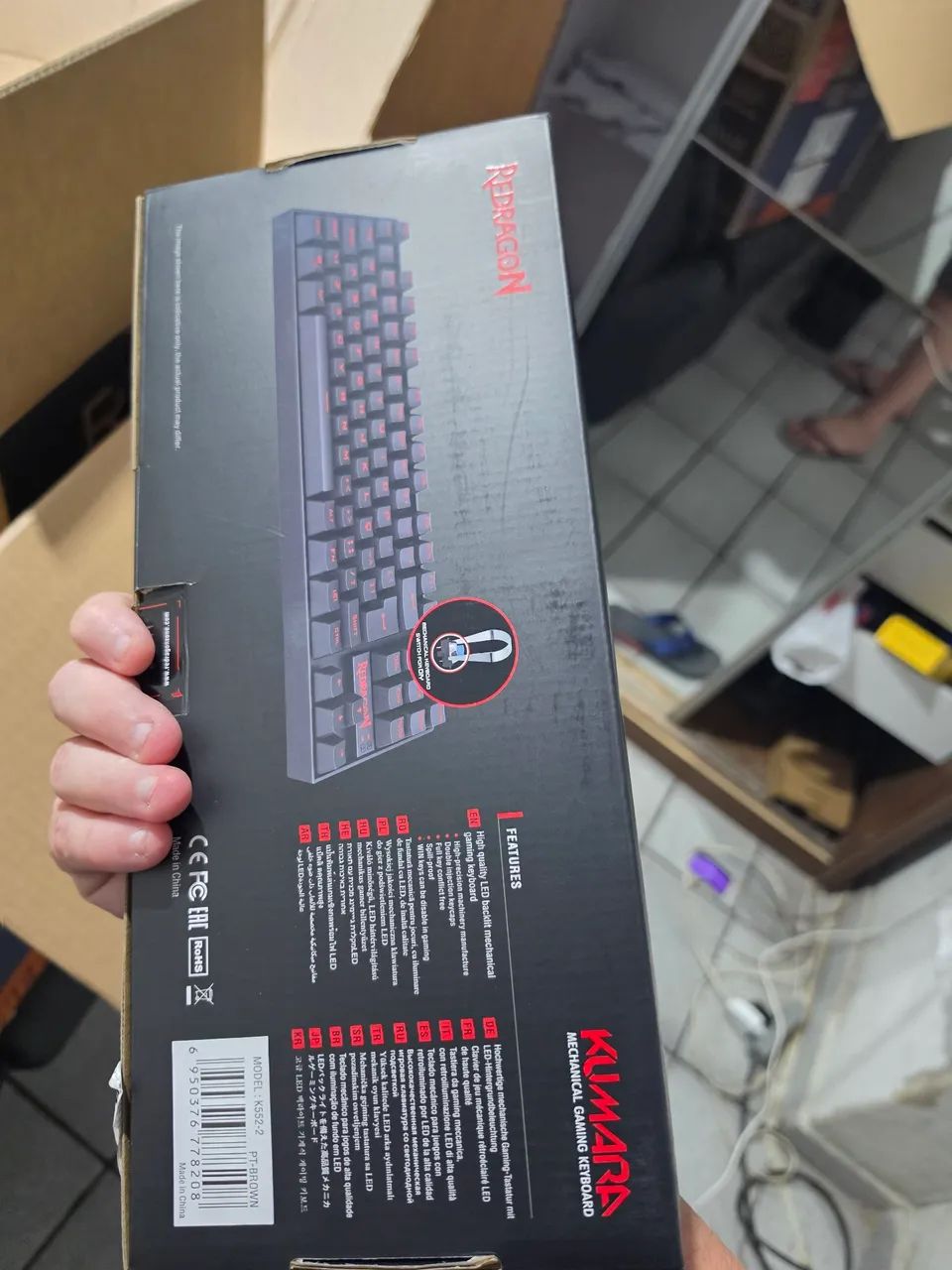 Teclado red Dragom kumara - Foto 2
