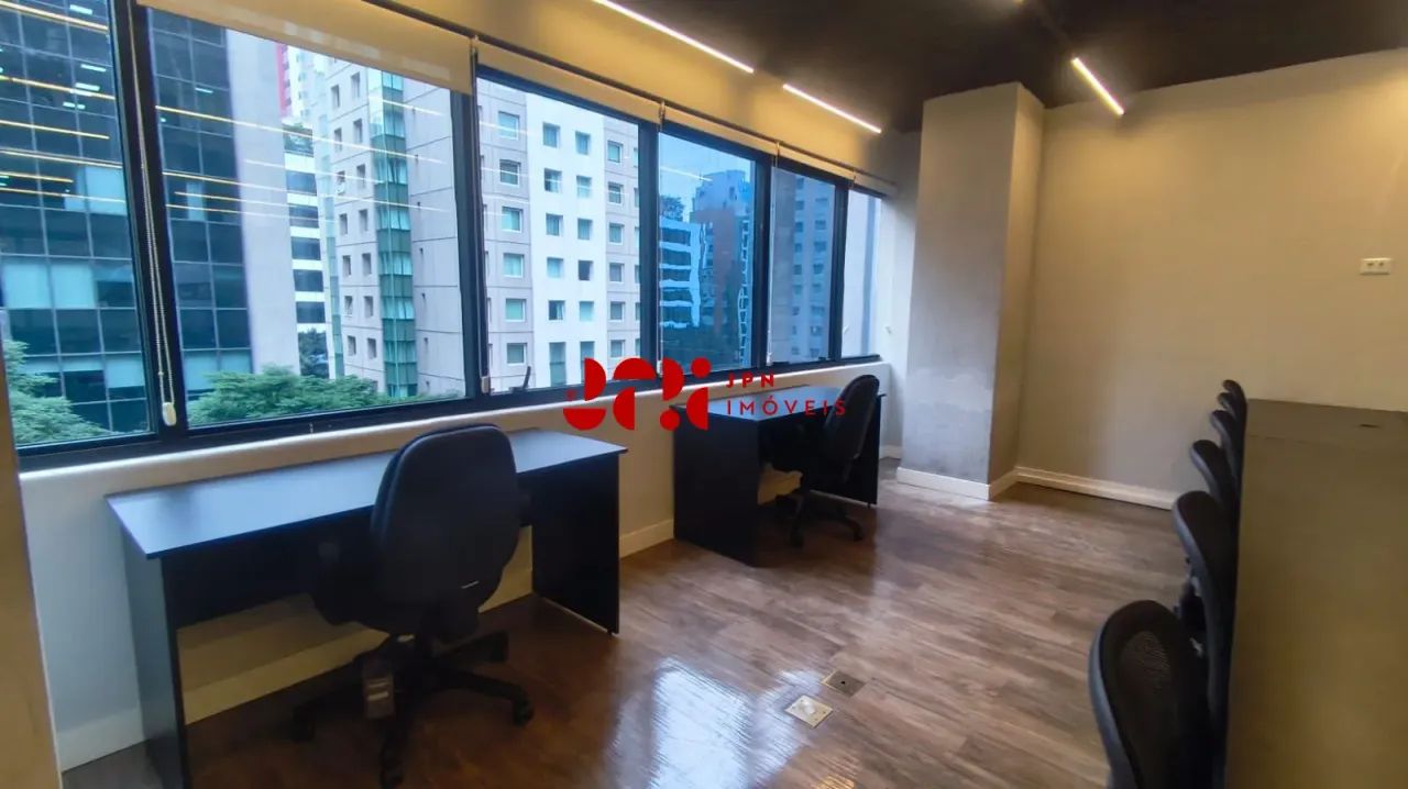 Sala comercial na Berrini - 89m², mobiliada, 02 banheiros, 04 vagas. - Foto 4