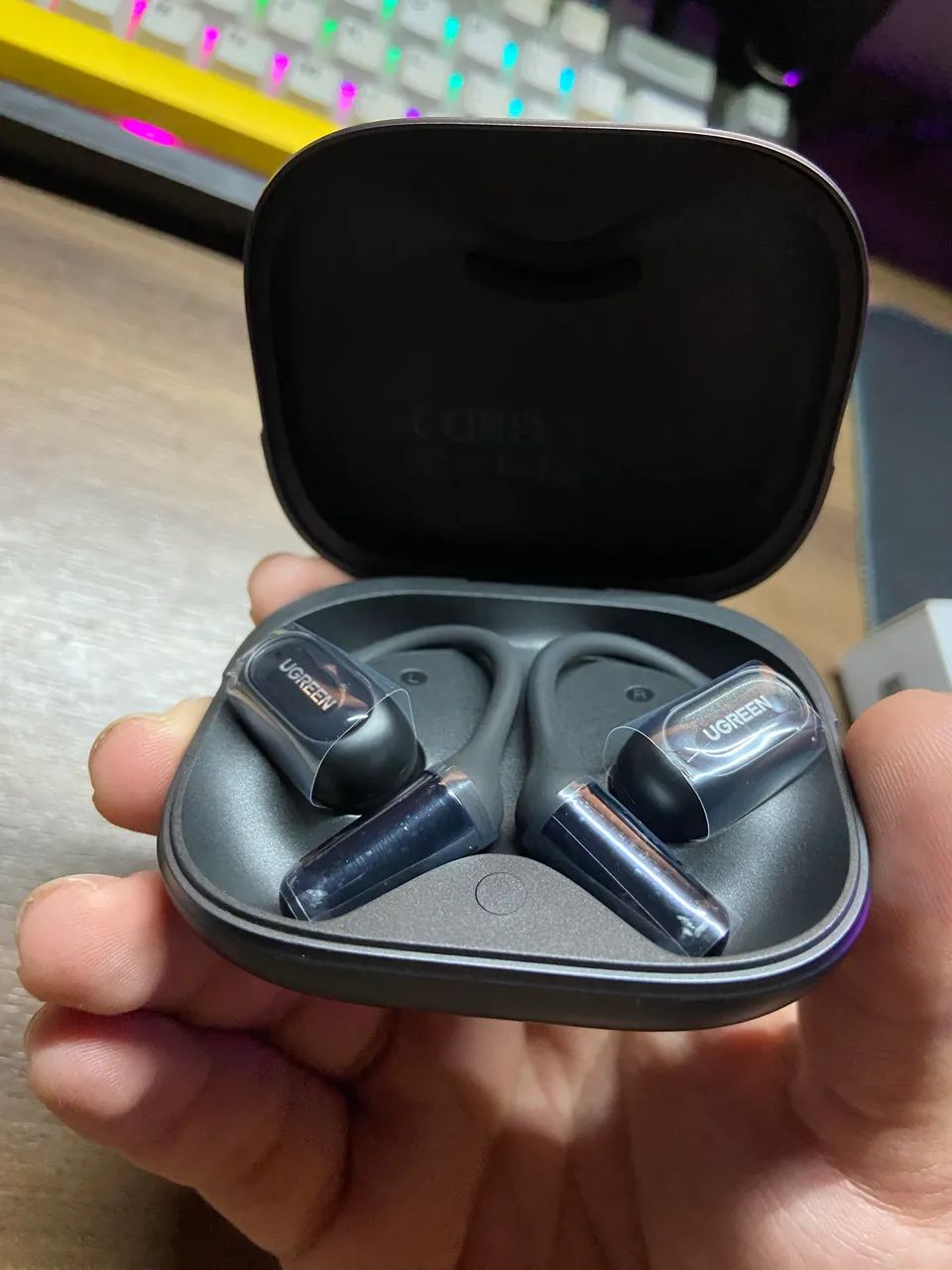 Fone Bluetooth UGREEN FitBuds (Design Open-Ear) - NOVO na Caixa - Foto 5