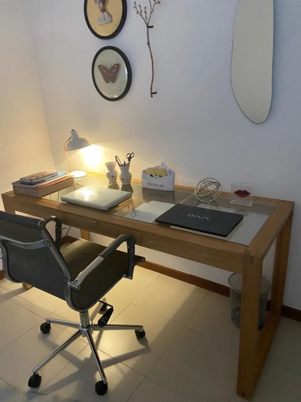 Mesa de escritório madeira 
