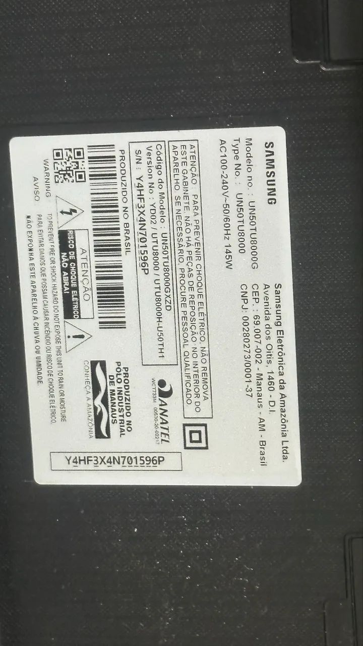 Smart Tv Samsung UN50TU8000G 50? - Foto 4