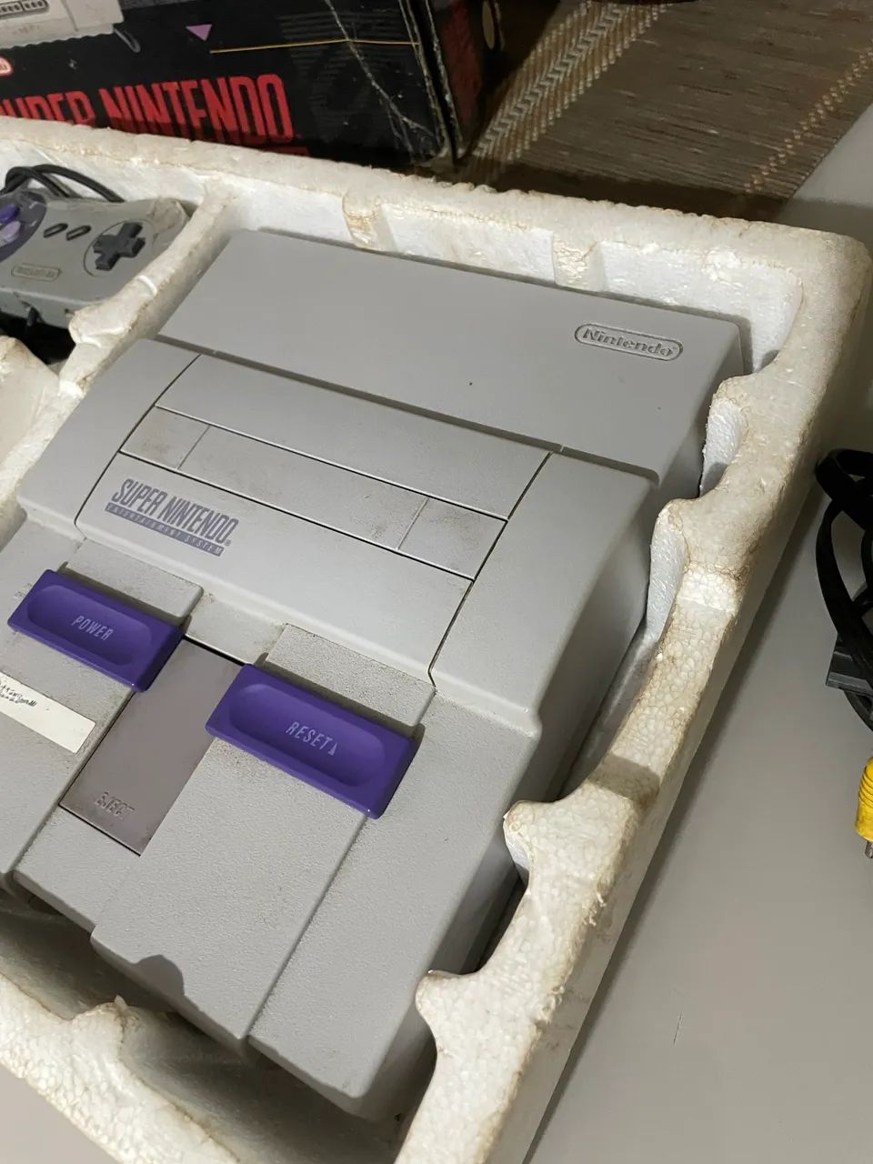 Super Nintendo completo com caixa e funcionando  - Foto 3