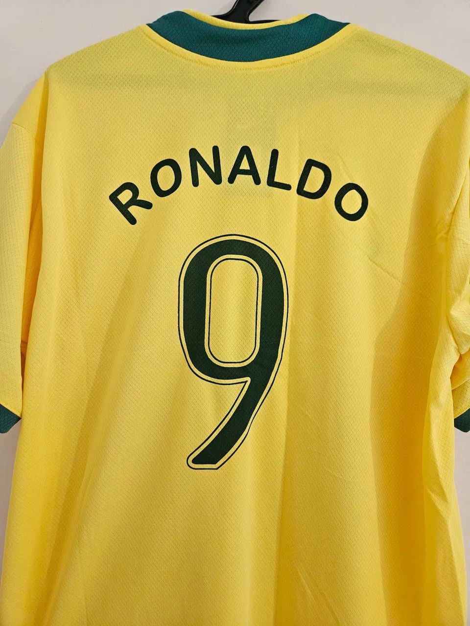 Camisa do Brasil 2006 Copa do Mundo amarela Ronaldo - Foto 4