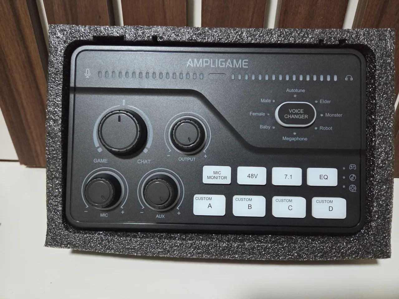 Mesa de Som USB Fifine Ampligame SC8 para PC e PS4 Nova - Foto 5