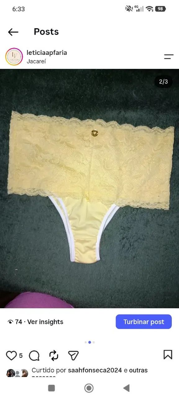 Calcinha tanga  - Foto 2