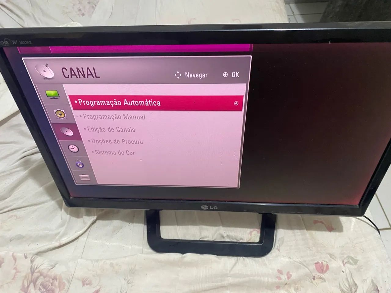 tv lg 22 com defeito 