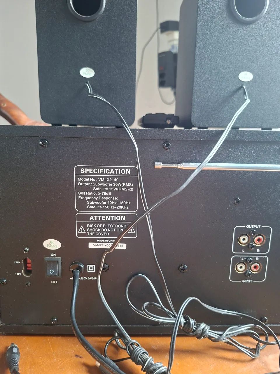 Home theater com fm e  bluethot - Foto 3