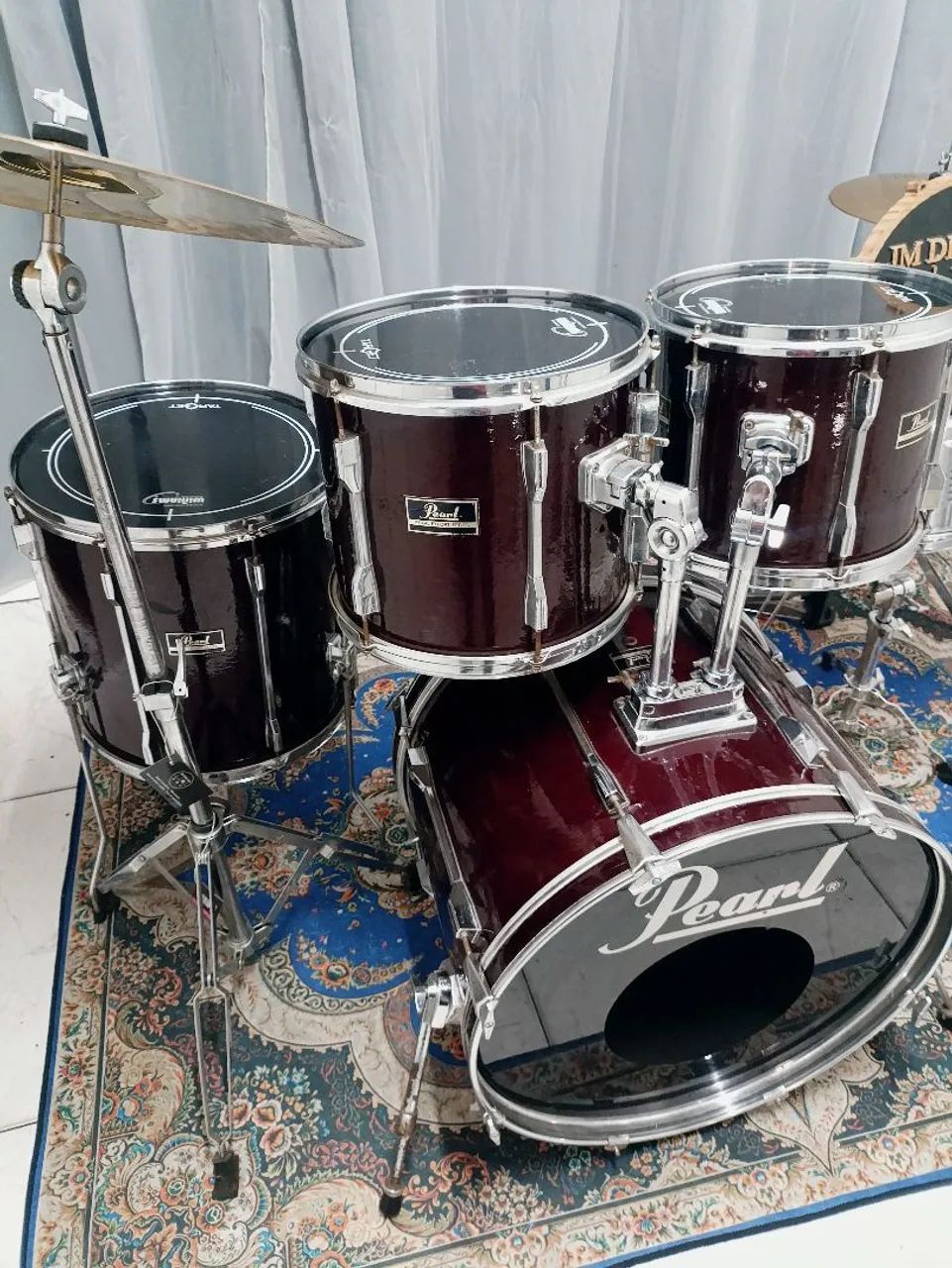 Bateria Pearl Export anos 90  - Foto 6