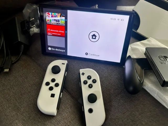 Nintendo Switch OLED - Semi-Novo - Ótimo preço - Foto 2
