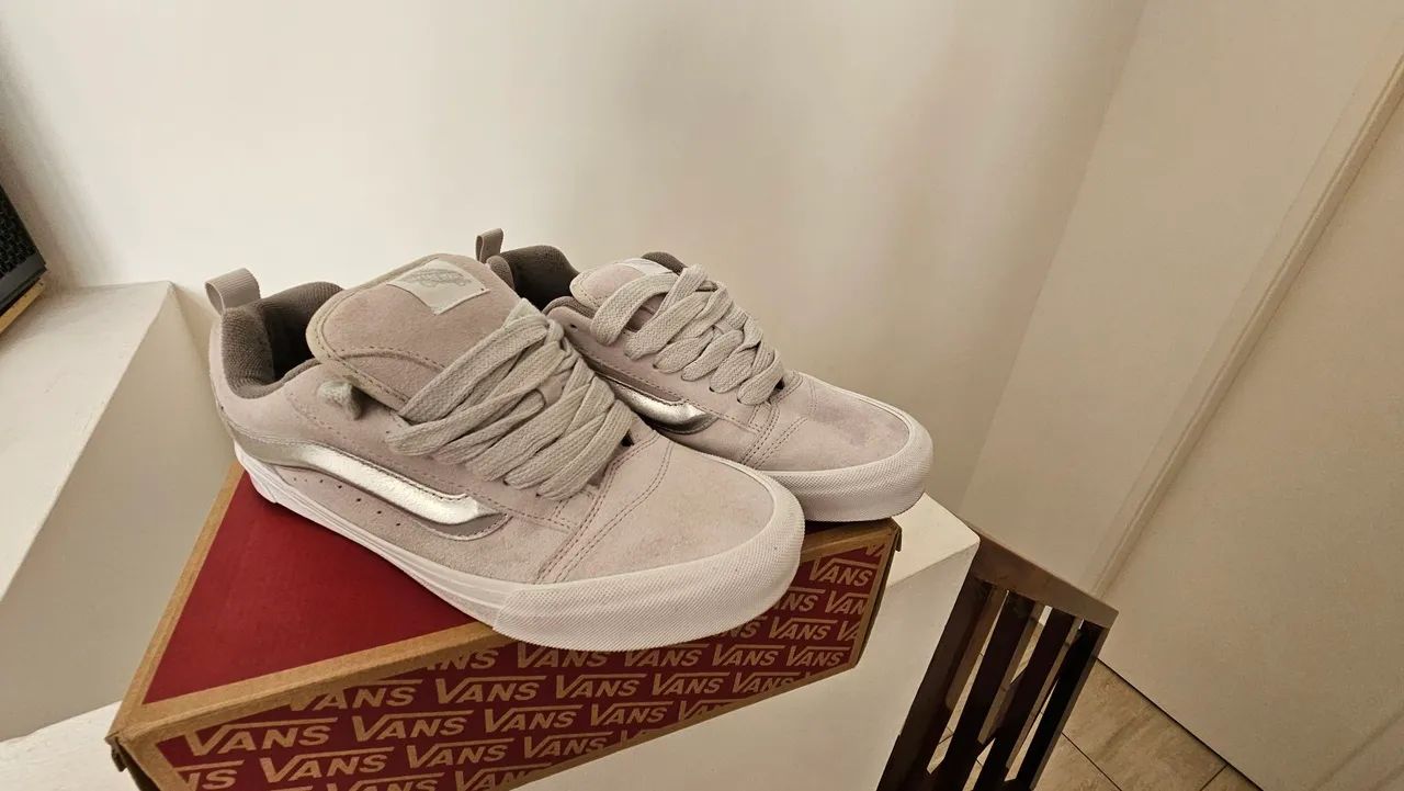 Vans Knu Skool Silver - Tam 42