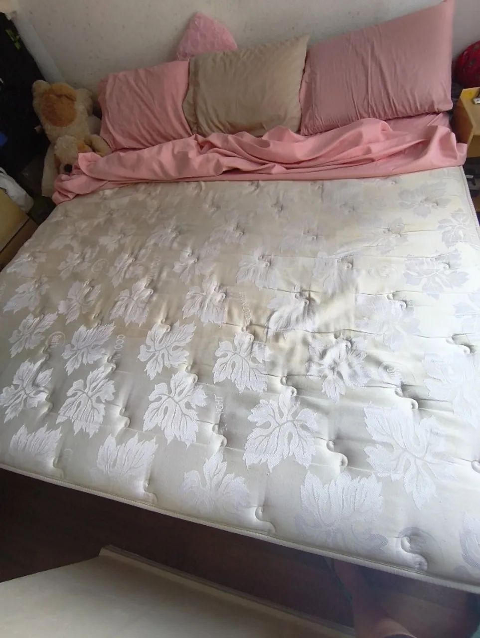 Cama king + colchão king ortopédico  - Foto 4