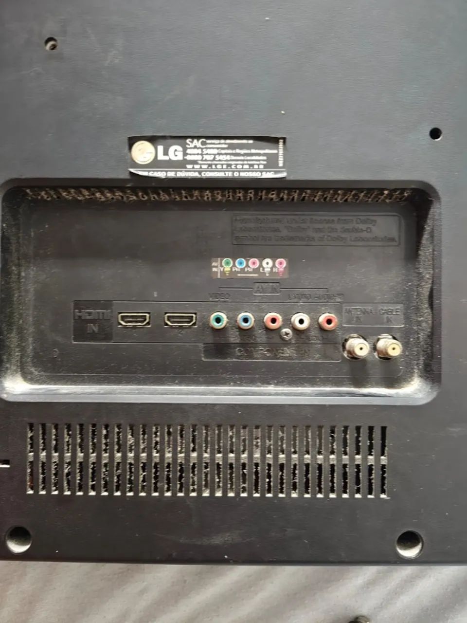 TV LG 32 polegadas LED - não smart - Faço entrega na RMR - Foto 5