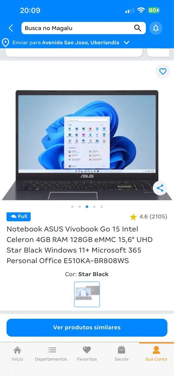 Notebook ASUS seminovo - Foto 2