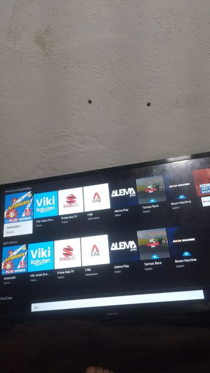 Smart tv Samsung 32 polegadas 6 meses de uso vai com 2 meses de apps suporte e painel brii - Foto 3