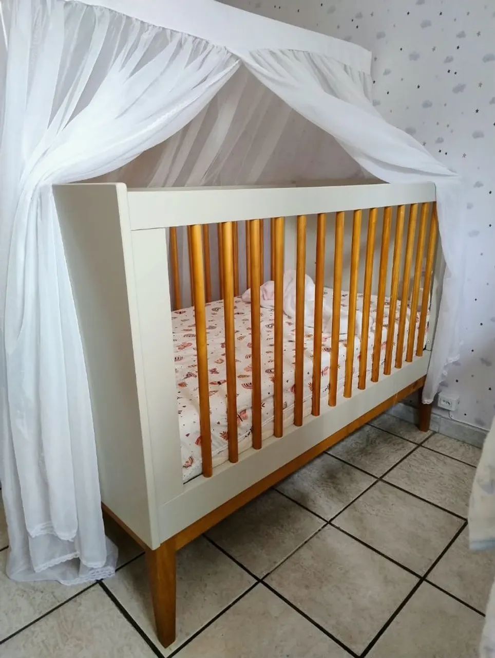 Berço Mini Cama Noah Wood - Reller - Foto 2