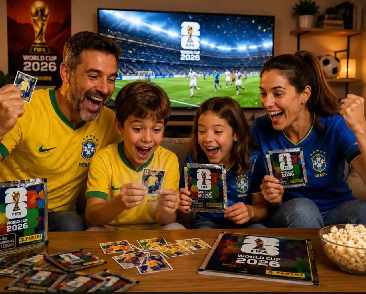 PACOTE BUGADO FIGURINHAS COPA DO MUNDO 2026 + 1 LEGEND GARANTIDA - Foto 5