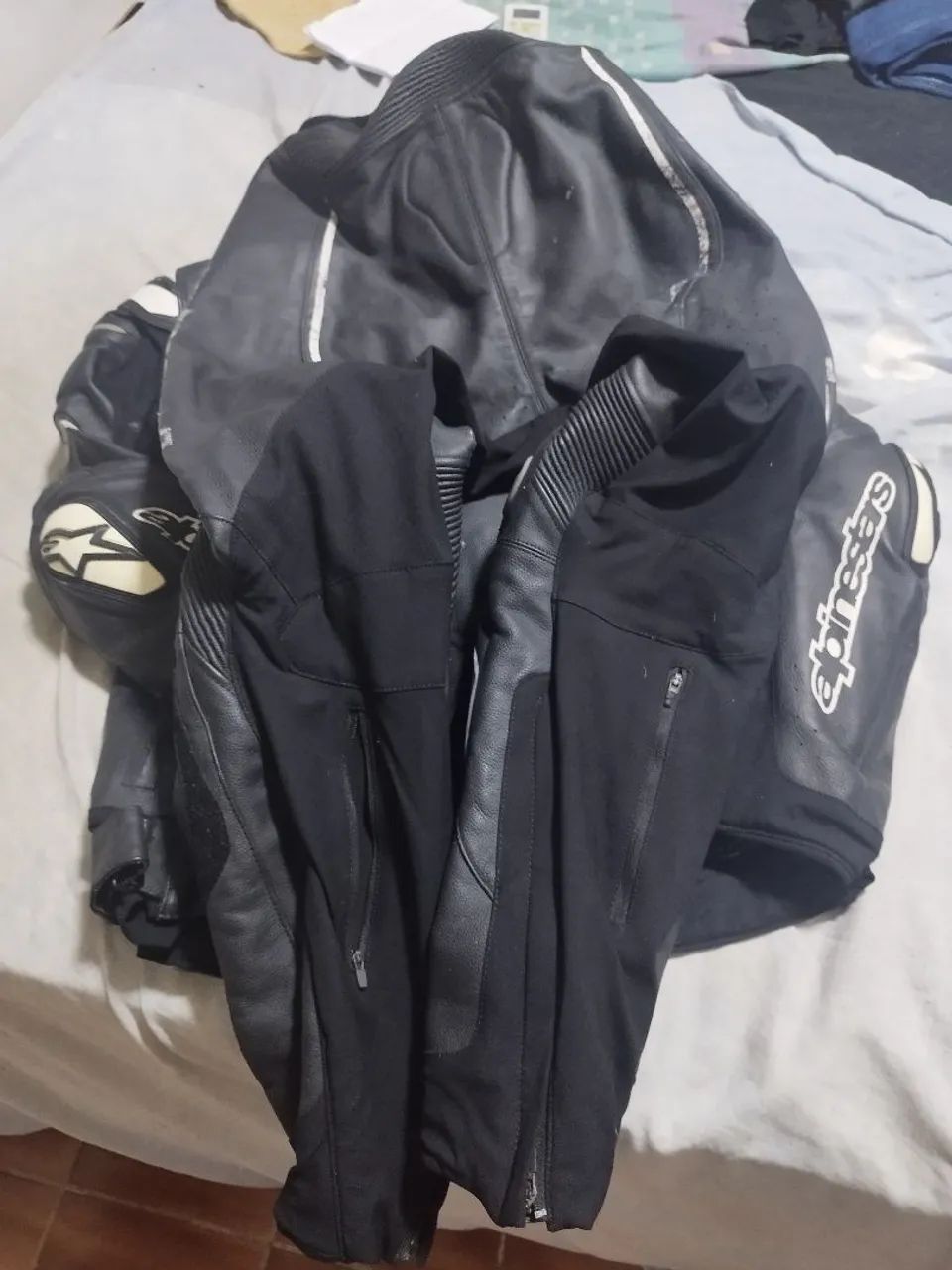Macacão Motociclista Alpinestars 2 Peças Original  - Foto 2