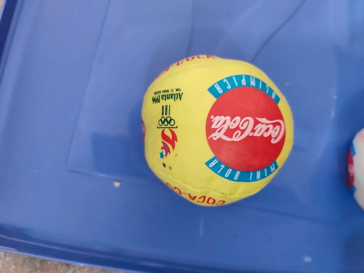 Bola amarela Coca cola Atlanta 96  - Foto 3