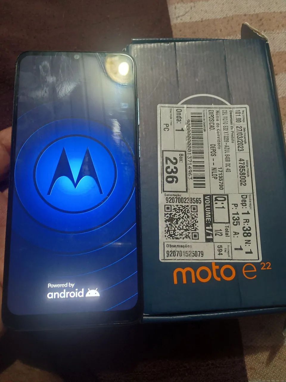 Vendo moto e22