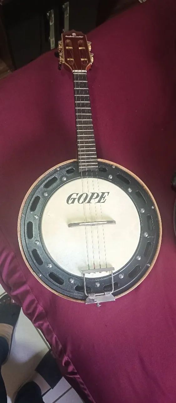 Vende-se banjo Rozini com case - Foto 2