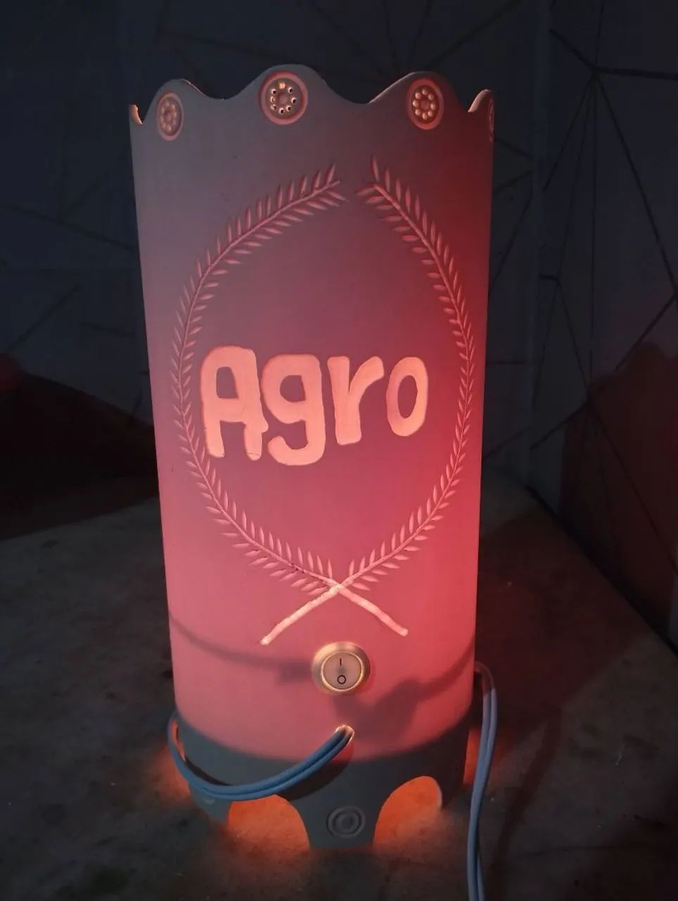 LUMINÁRIA DE PVC TEMA AGRONEGÓCIO  - Foto 2