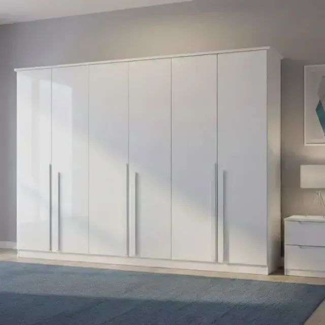 GUARDA ROUPA BIANCA  2,30M  100% MDF. PRONTA ENTREGA. - Foto 4