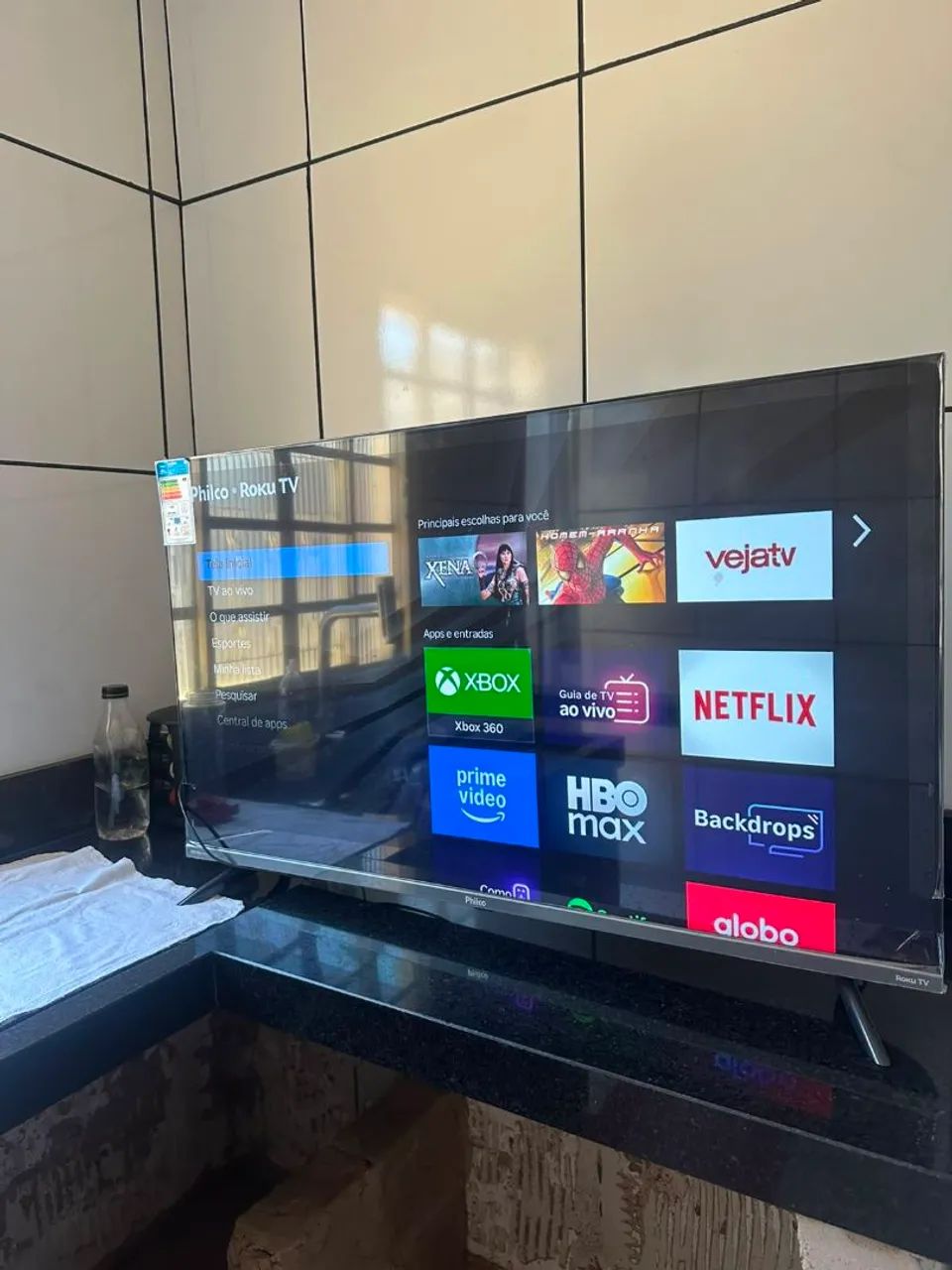 Smartv 43 3 meses no plástico zera  - Foto 4