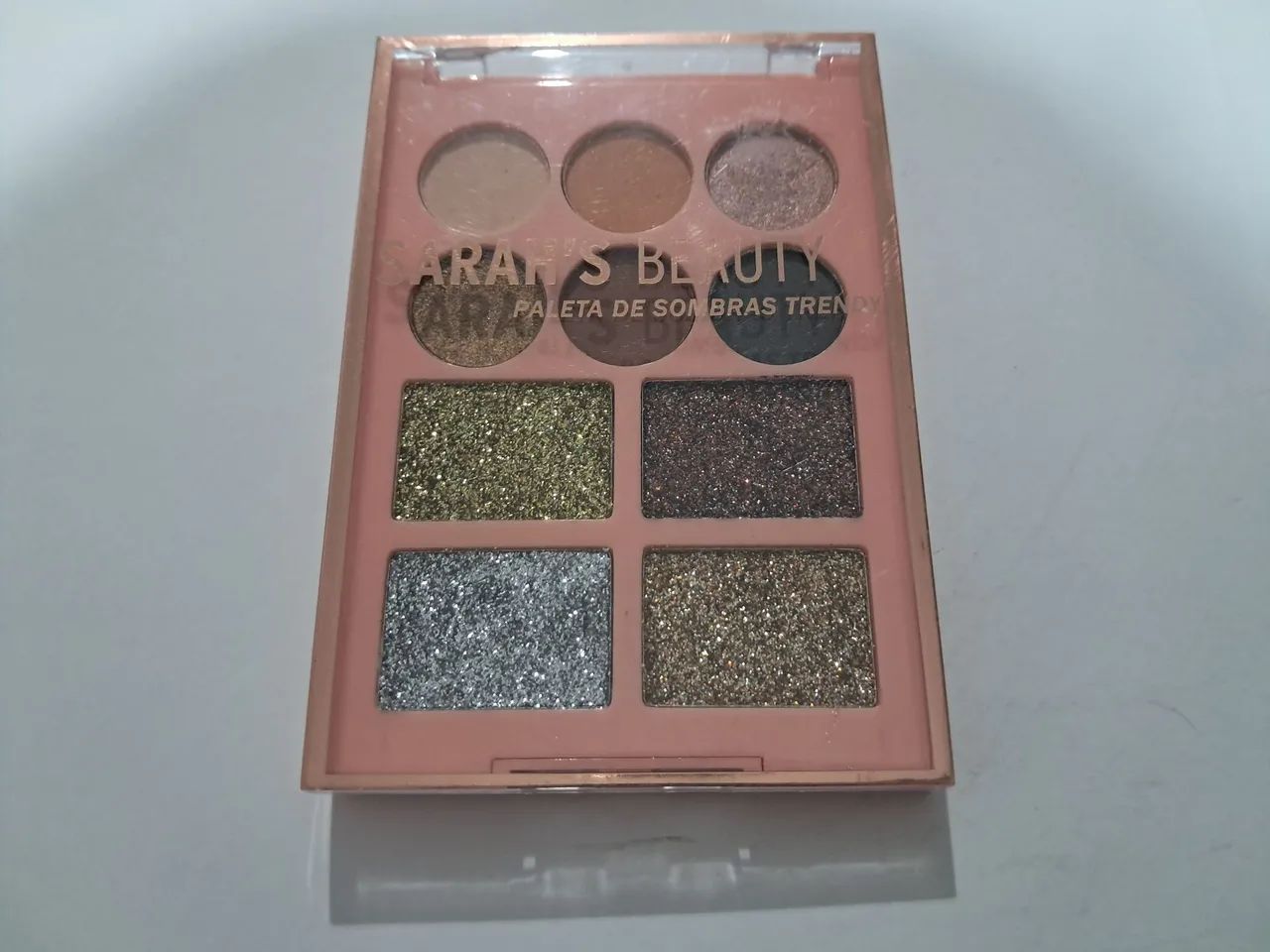 Paleta de Maquiagem Paris Beauty Nova - Tons Neutros e Glitter