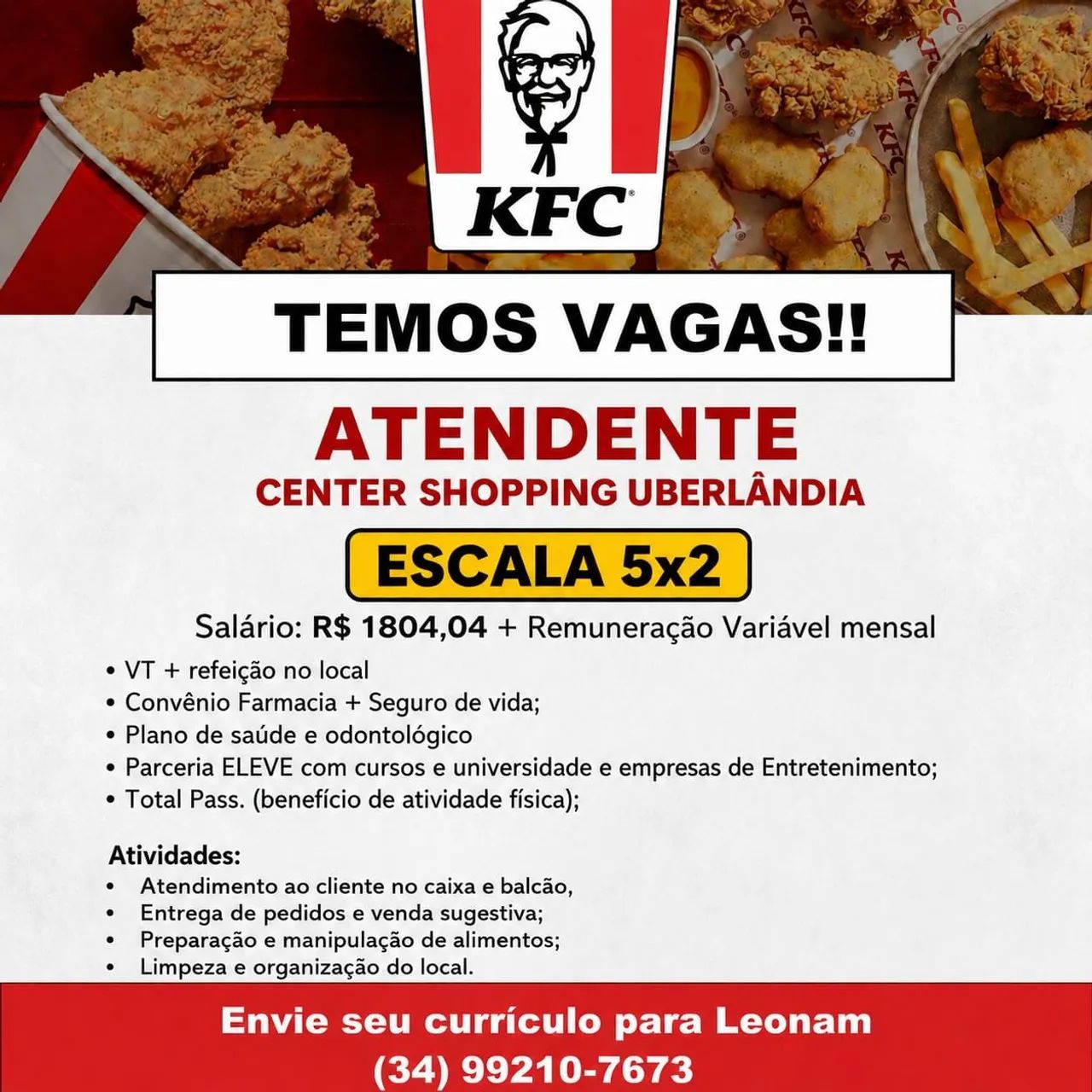 VAGA DE EMPREGO 