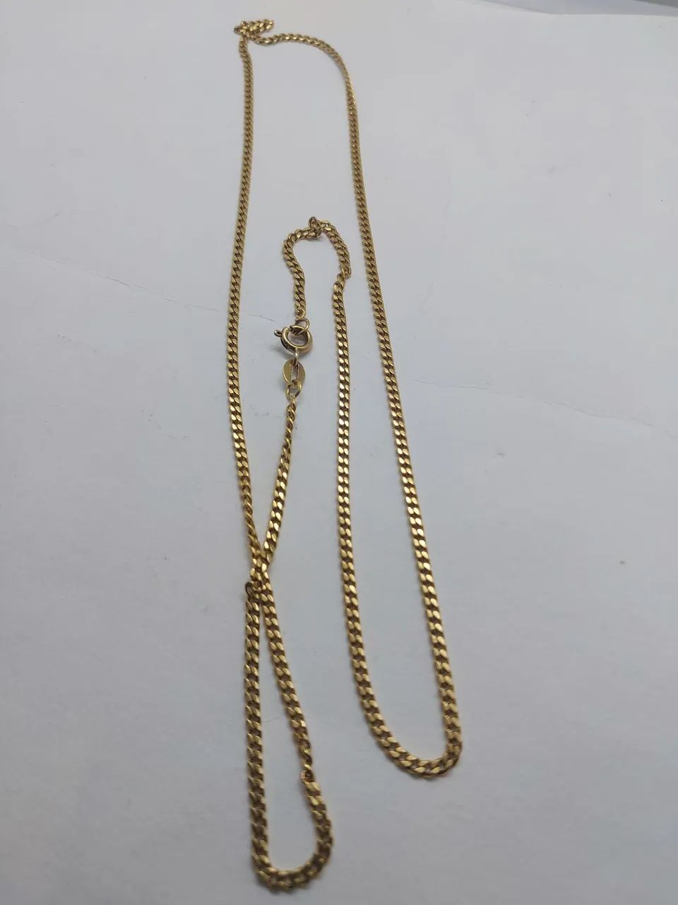 Cordão de ouro modelo grumet