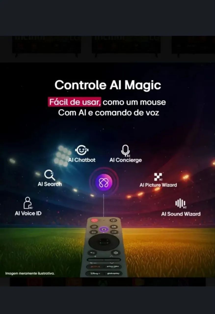 Smart TV 4K 50" LG QNED73 - NOVA NA CAIXA - Foto 5