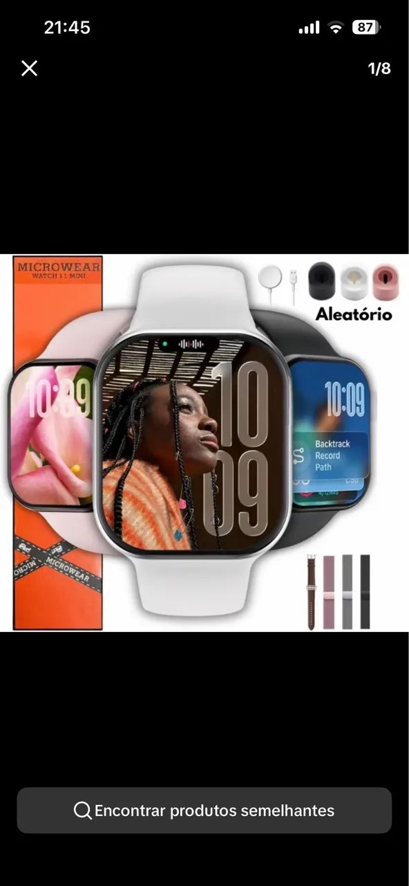 Relogio SmartWatch w10mini