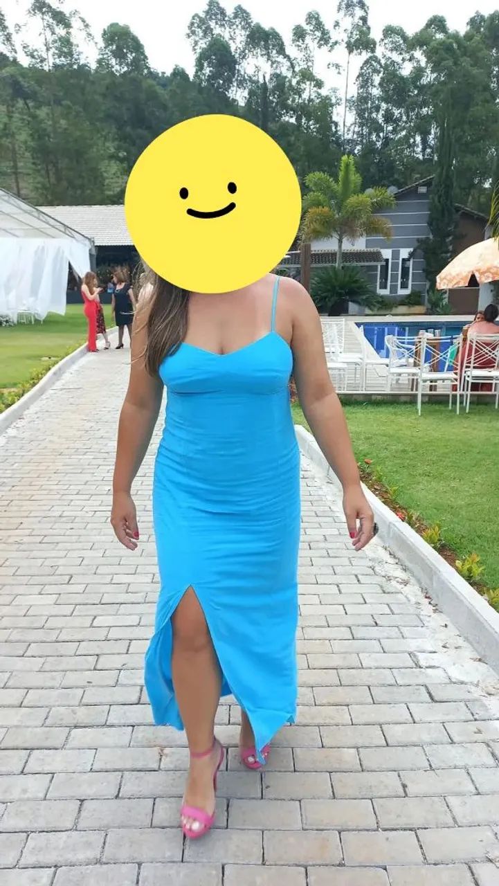 Vestido festa usado 1x