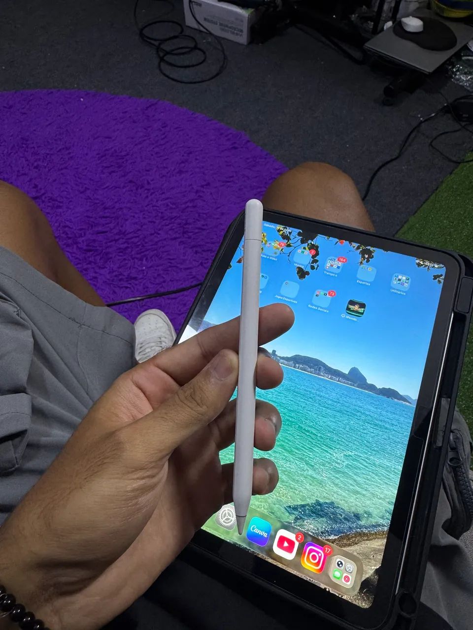 APPLE PENCIL - CANETA IPAD - Foto 3
